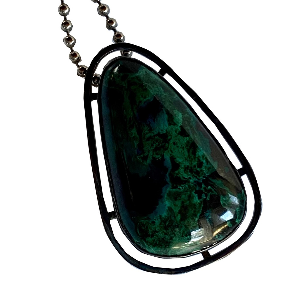 Sterling pendant necklace / brooch pin vintage